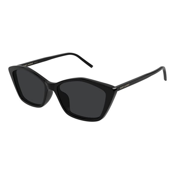 NEW SL775 001 SAINT LAURENT SUNGLASSES WOMEN GEOMETRIC BLACK EYEWEAR - Picture 2 of 5